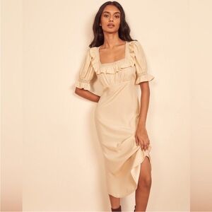 REFORMATION Fifer Dress  100% SILK